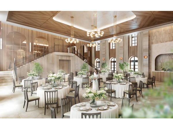 【リニューアル】天井高6m 両サイドに広がる大階段付