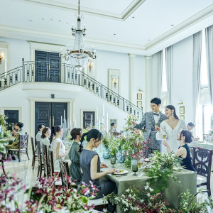 テーマを決めた装飾などオシャレな空間を演出して|山手迎賓館（神戸）/テイクアンドギヴ・ニーズウェディングの写真(47309878)