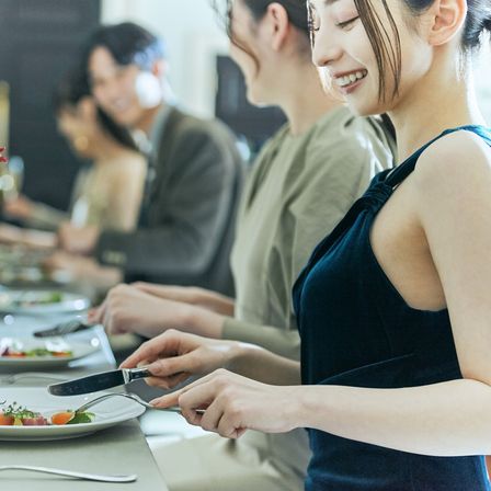お料理でゲストへおもてなし|ニーズ神戸山手 by T&G WEDDING(旧 山手迎賓館 神戸)の写真(47309862)