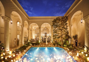 ロマンティックなナイトパーティ|アーヴェリール迎賓館（姫路）/テイクアンドギヴ・ニーズウェディングの写真(56273709)