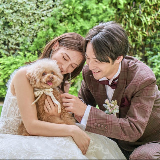 【大切なペットと一緒に】挙式&披露宴どちらもOK!