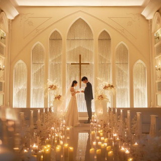 クリスタル煌めく挙式&ガーデン演出体験×試食付☆月イチBIG10大特典