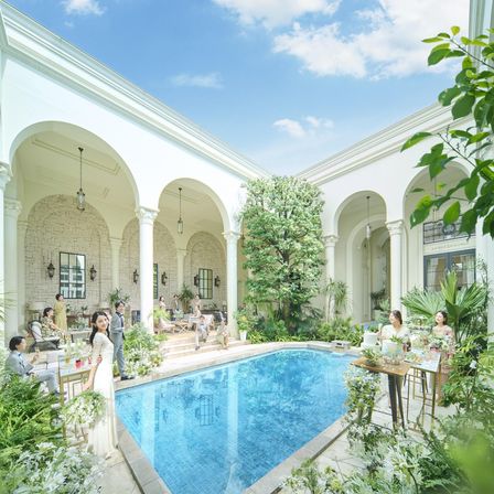 ブーケトスやバルーンリリースなど挙式後のアフターセレモニーがかなう|ニーズ姫路 by T&G WEDDING(旧 アーヴェリール迎賓館 姫路)の写真(60621209)