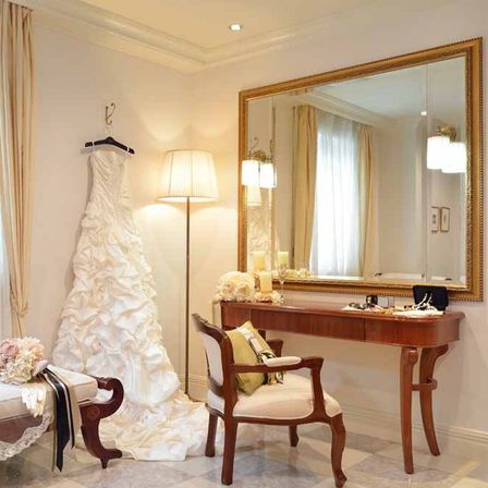 広々としたブライズルームでゆったりと支度ができます|ニーズ八王子 by T&G WEDDINGの写真(1037643)