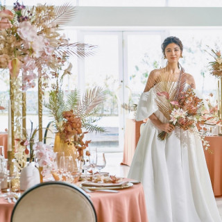 **新作ドレス優待**白亜の邸宅ガーデン演出体験♪豪華試食付