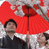【ロケーションフォト】春×和
満開の桜に囲まれた和装フォト