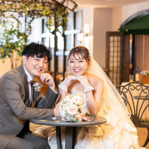 お2人の優しい笑顔が会場を包み込みます|ロイヤルマナーフォート ベルジュールの写真(52707293)