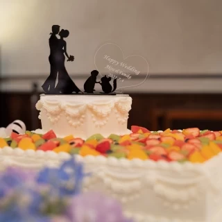 ケーキトッパ―にもおふたりらしさを…☆