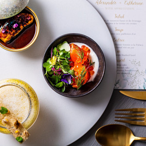 見た目の彩り・香り・音で愉しむコース料理が結婚式でも堪能できる|南青山ル・アンジェ教会の写真(53322268)