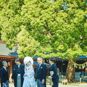 澄み渡る空気と壮大な自然美とに抱かれる【明治神宮での神前挙式】|FOREST TERRACE 明治神宮・桃林荘の写真(36381994)