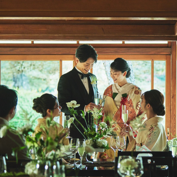 ご家族・ご親族中心の挙式とシンプルな会食にピッタリのプランです