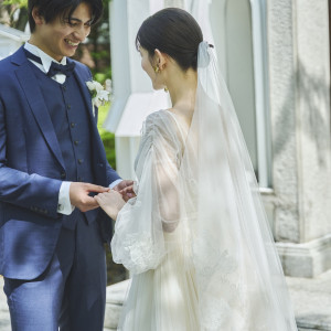 繊細で美しいドレス|旧軽井沢礼拝堂 旧軽井沢ホテル音羽ノ森の写真(44596788)