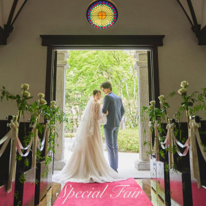 【水曜限定】森の結婚式×感動ロケーション＊特製スイーツ試食
