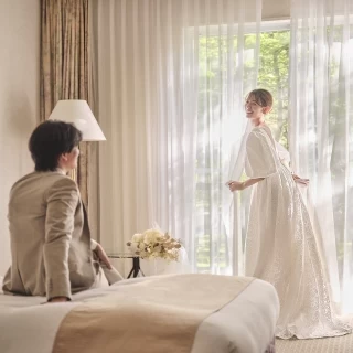 ＜最大5万円相当＞新郎新婦様宿泊(一泊朝食付)をプレゼント