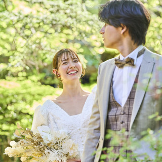 挙式当日に前撮り代わりのロケフォトができると好評