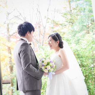 おなかの赤ちゃんと一緒だからこそ、一生の思い出となる特別な結婚式。素敵な一枚を残して。