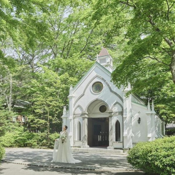 軽井沢で人気シーズンでのウエディング