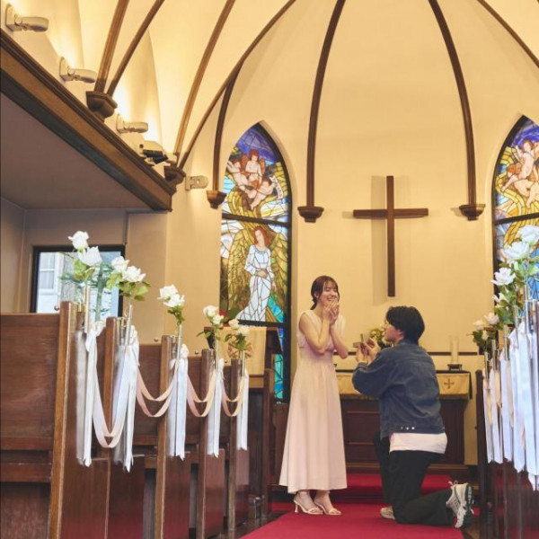 チャペルでのプロポーズプランもご用意