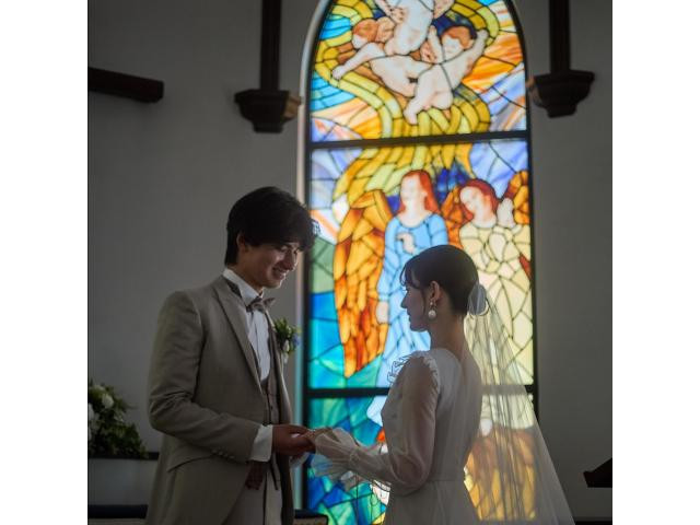 厳かで温さに満ちた森のチャペル挙式