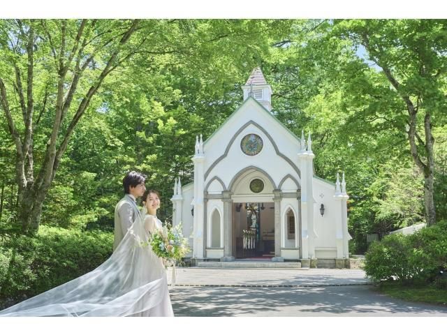 厳かで温さに満ちた森のチャペル挙式