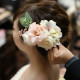 生花ヘッドドレス