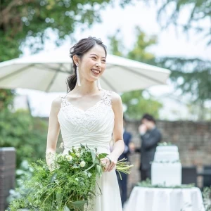 楽しんでいるゲストの表情を見て新婦も自然と笑顔に。|マリーグレイスの写真(7847833)