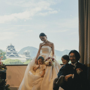 ご家族婚でもアットホームで素敵なお時間をお過ごしいただけます。|熊本ホテルキャッスルの写真(58220728)