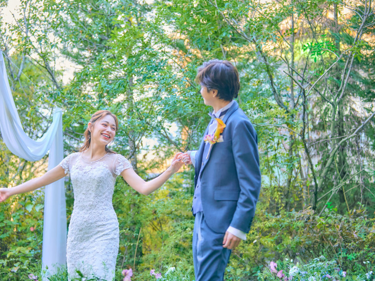 ふたりで結婚記念フォト