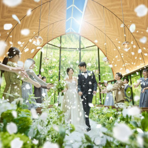 《GW限定!》緑溢れる新チャペル体験＆国産牛コース試食★150万優待付