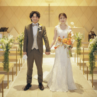 おふたりのドレスも映える結婚式場