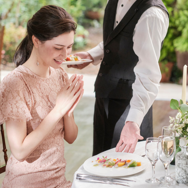 列席ゲストから好評の味を楽しめるランチ営業を不定期で開催しています。挙式済のご夫婦や、ご近所さんまで通う人気のレストランです。詳細は公式サイトでチェック!|Rouge Blanc(ルージュ:ブラン)●BRASSグループの写真(44463149)