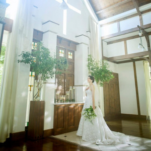 《ギフト1万円付》森のチャペル×贅沢3万試食×緑溢れる貸切邸宅