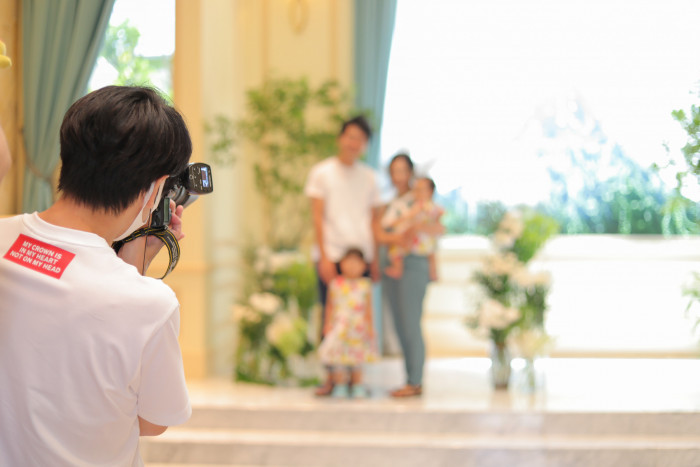 オランジュベールでは結婚式後も毎年思い出を残せるよう、夏には撮影会を行っています。