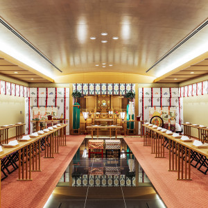 藤崎宮の御霊を祀った館内神殿。48名参列可能。|ホテル日航熊本の写真(47143410)