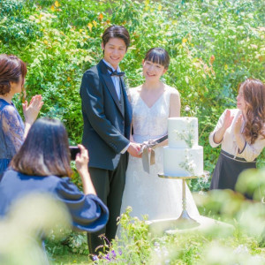 【AM限定×本番直前結婚式を体験】1万円ランチ券付Newチャペル見学