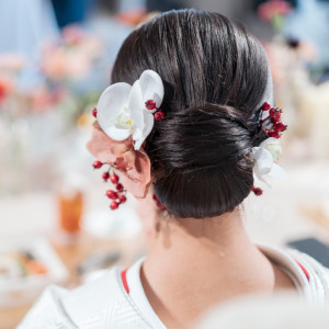 凛とした雰囲気も和装ならでは|桜鶴苑の写真(51853291)