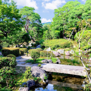 青々とした夏の日本庭園|桜鶴苑の写真(32262408)