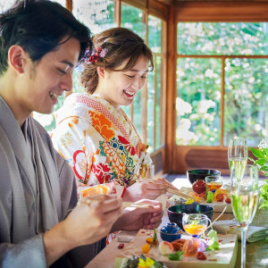 残りわずか！【和装試着体験付き】大正邸宅&庭園貸切×無料試食