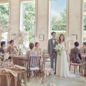 【年末BIG】NEW*光チャペル×ドレス体験×駅前貸切W★10大特典