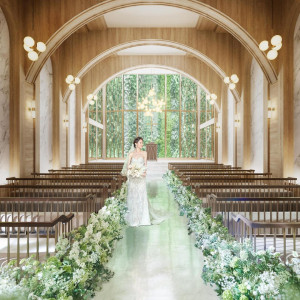 【リニューアル記念】自然が彩るチャペル&ガーデン体験×豪華試食