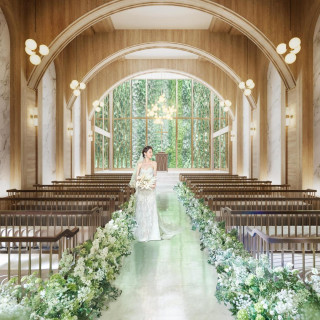 連休限定!!【アマギフ付】国産牛&オマール試食★ガーデン演出&挙式体験