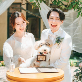 ＼愛犬と参加◎／挙式〜披露宴までずっと一緒★ペット婚相談会