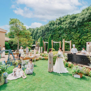 1日1組限定だからこそ、ガーデンも時間や他の人を気にせず自由にゆったり過ごせる|VILLA de ESPOIR  ～エスポワール～の写真(56634755)