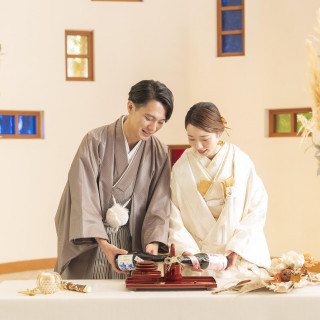 ご希望であればエスポワールのチャペルでの和装人前式も可能