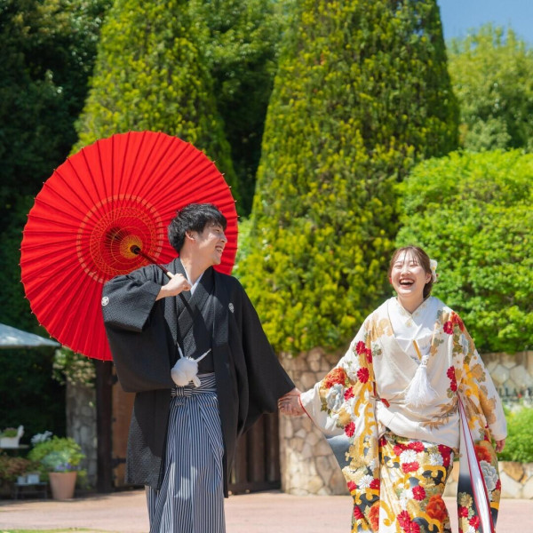 ガーデン、チャペル内はもちろん愛車やペットとの撮影もOKです