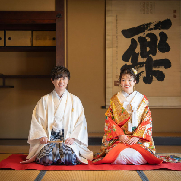 結婚の記念としてはもちろんのこと前撮り撮影としても人気結婚式の招待状やウエルカムボードに◎