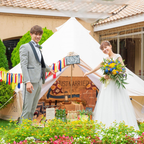 貸切邸宅で他にはないお二人だけのオリジナルウエディングが可能！