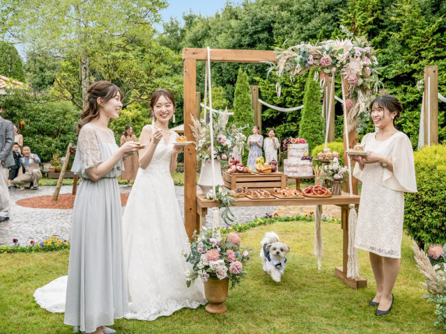 【指名多数の人気会場だから…】愛犬と叶える結婚式もお得プランで最大限に