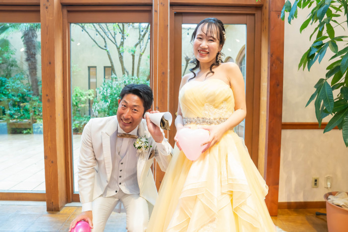 ドレスの拡張もできるのでお腹が大きくなっても安心