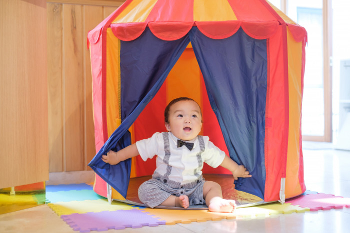 キッズスペースを設けることも可能。お子様も安心して過ごせます。